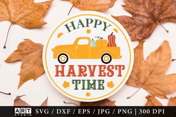 Download Farmhouse Fall Round Sign SVG PNG - Fall round sign svg Collection