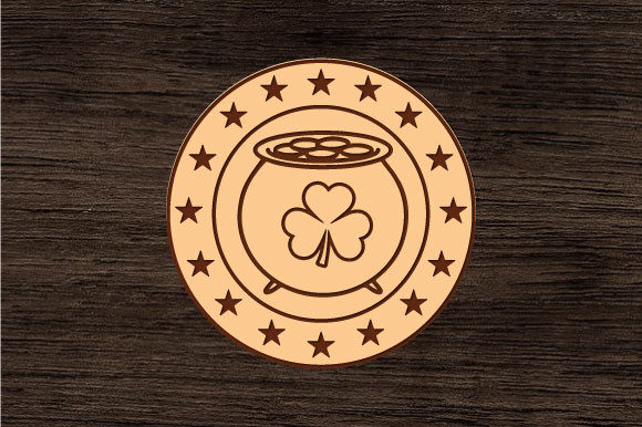 Download Lucky Coin Laser Cut Files for Glowforge - Glowforge Collection