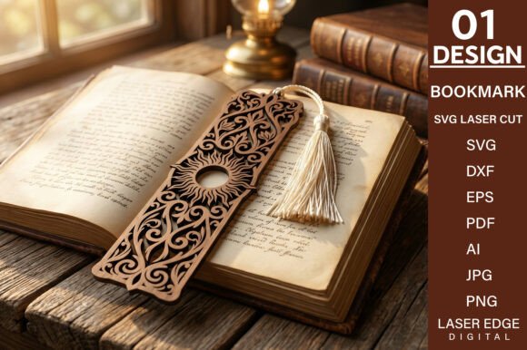 Download Wood Bookmark Laser Cut SVG - Premium Resources