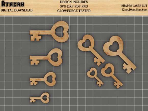Download Key Shapes Svg Dxf Cdr Cut Files - Cdr Collection
